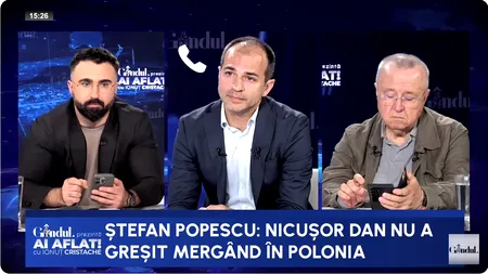 Ștefan Popescu: „Am dat prea multă importanță vizitei lui Nicușor Dan în Polonia”