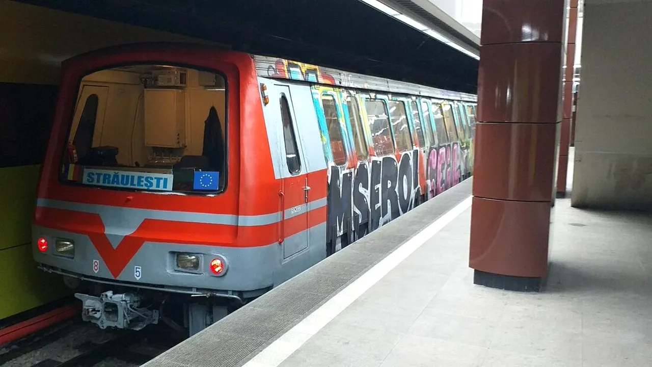 Incident grav: un metrou a deraiat pe Magistrala 4 din București, în stația Laminorului. Se va circula pe un singur fir pe perioadă nedeterminată