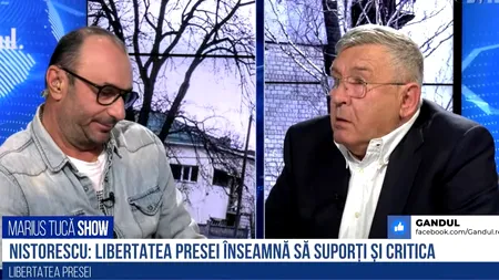 VIDEO Jurnalistul Cornel Nistorescu: „Se vede atât de grosolan incultura din media. Ești liber să spui ce vrei, să bați câmpii în materie de informație, de corectitudine, de logică?