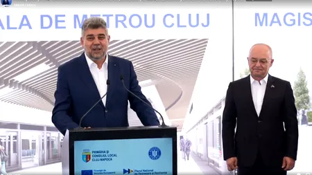 Marcel CIOLACU, prezent la deschiderea șantierului de metrou din CLUJ: Am înțeles de la domnul Boc că partea grea a făcut-o domnul Ciucă....