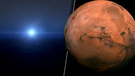 Cum se vede apusul de soare de pe Marte. Imagini spectaculoase