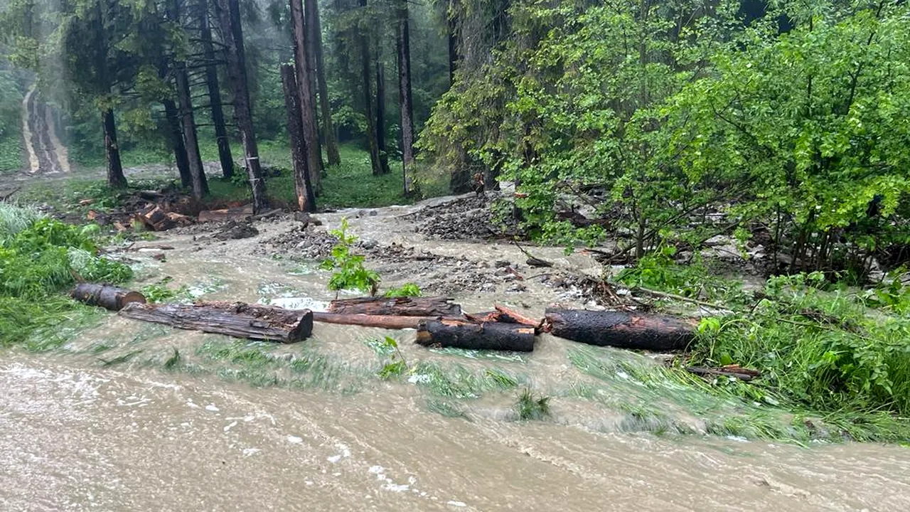 Vine potopul! Cod roșu de ploi torențiale în Prahova