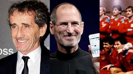 24 FEBRUARIE, calendarul zilei: Alain Prost împlinește 70 de ani/ Steve Jobs ar fi făcut 70/ Steaua câștigă Supercupa Europei, învingând Dinamo Kiev