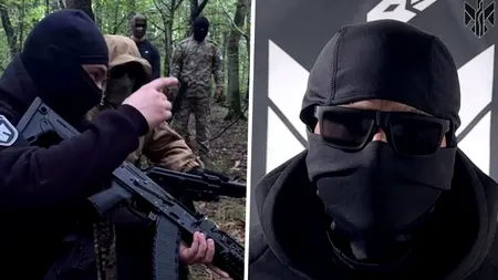 „Rușii Negri”, gruparea care a forțat granița Letoniei într-un raid armat. Mesajul transmis către statele baltice