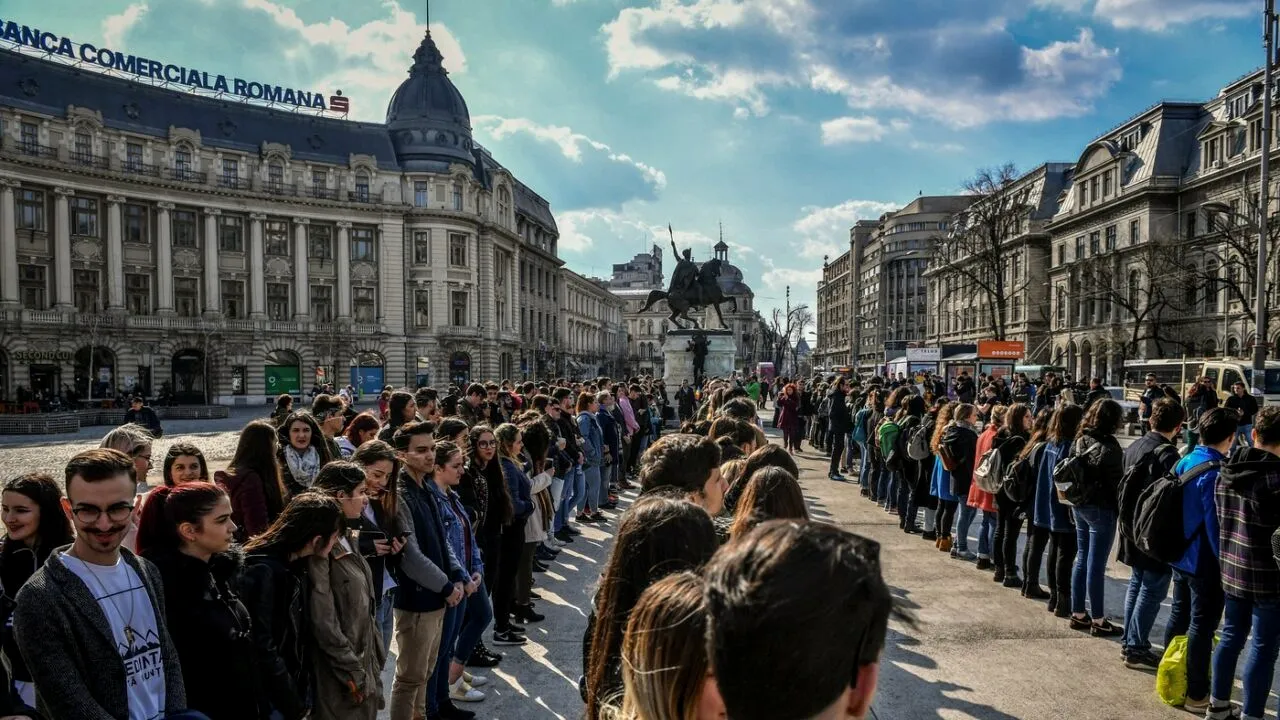 Studenții ies în stradă luni împotriva măsurilor de AUSTERITATE din Educație. Mii de tineri și-au anunțat prezența la proteste