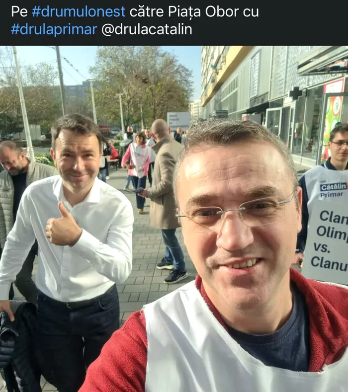 Cătălin Drulă se pregăteşte să plece în campanie la Obor. Ceea ce nu ştie este că urma să se intersecteze cu taraful lui Neţoiu, în piaţă. 