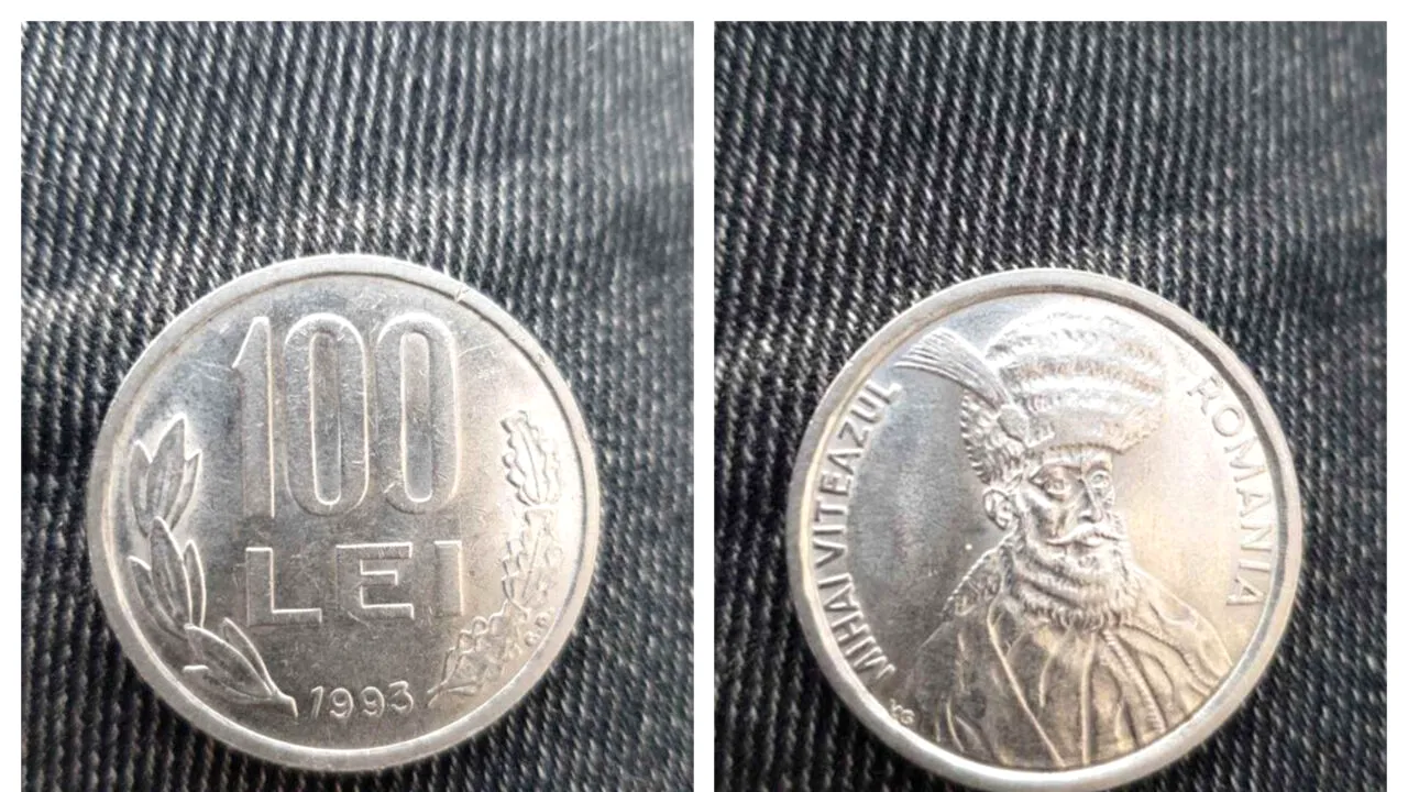 Mai ții minte moneda de 100 de lei din 1993? Una singură se vinde acum cu 2.000 de lei în Marketplace