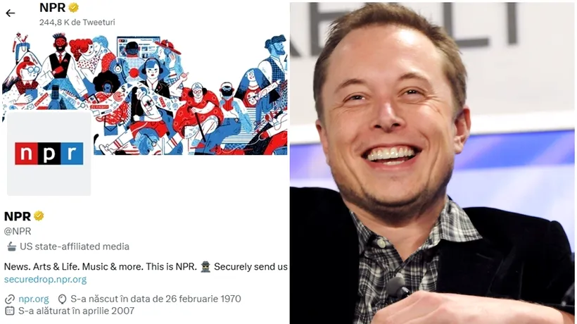 RĂZBUNAREA lui Elon Musk. Twitter etichetează „media afiliată statului” unele pagini de presă, la fel ca pentru agențiile Russia Today și Xinhua
