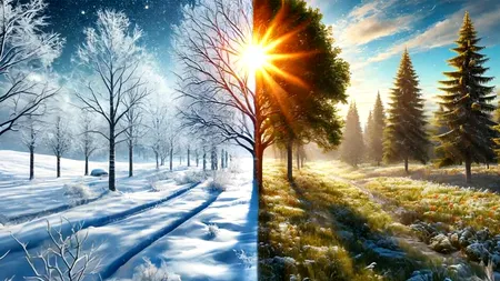 În jumătate de țară ninge, în jumătate e primăvară. Meteorologii Accuweather anunță o lună martie 2026 bizară, în România