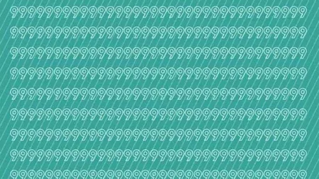 Iluzie optică virală | Doar un geniu poate găsi cifra 6 în cel mult 6 secunde