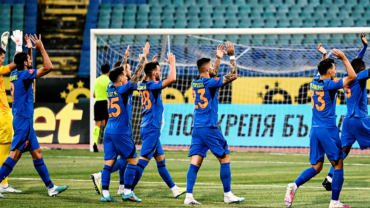 FCSB, VICTORIE la limită la Sofia! Care este programul echipelor românești azi în Conference League