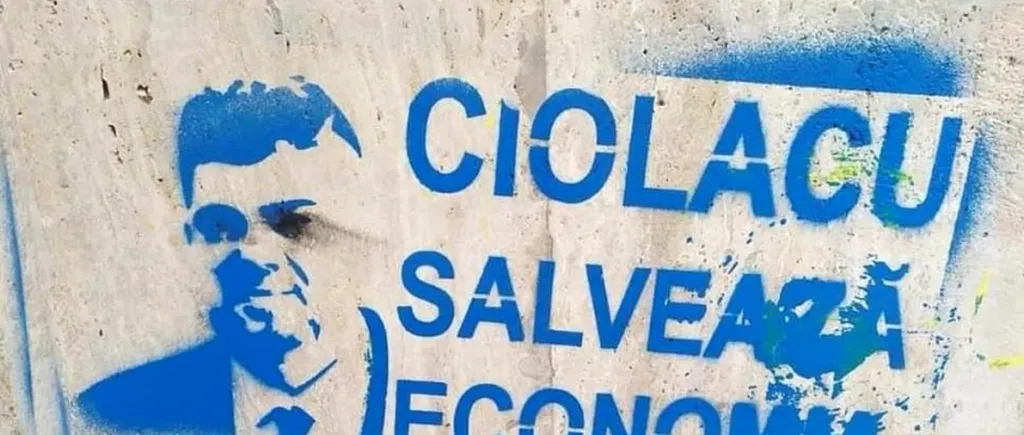 OPERAȚIUNEA Ciolacu salvează economia, destructurată. Cine se află în spatele campaniei de vandalizare cu stencil-uri/ PSD a depus plângere