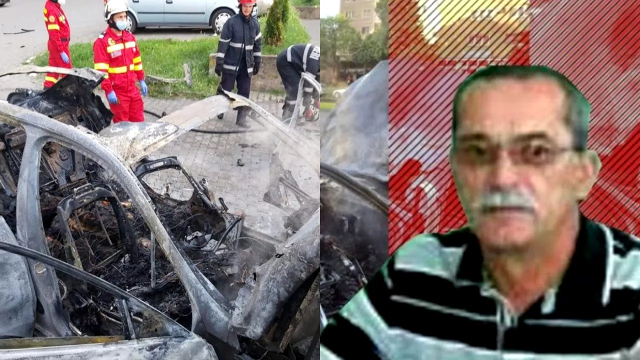 Noi detalii din ancheta privind explozia mașinii din Arad: Bomba ar fi putut fi montată sub scaunul șoferului