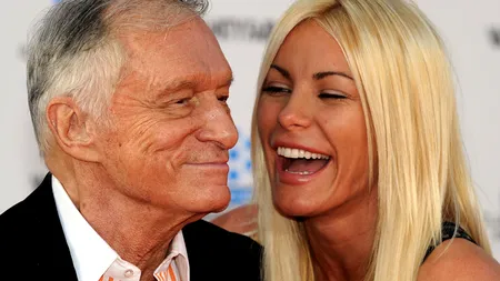 Hugh Hefner și logodnica sa se vor căsători în noaptea de Revelion