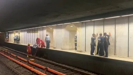 O defecțiune tehnică s-a produs la metrou. Cum au acționat echipajele de intervenție - VIDEO