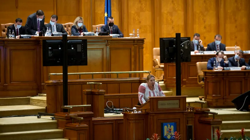 Diana Șoșoacă, ironii de la tribuna Parlamentului: ”Domnule Orban, nu știam că știți să numărați până la 1 minut”