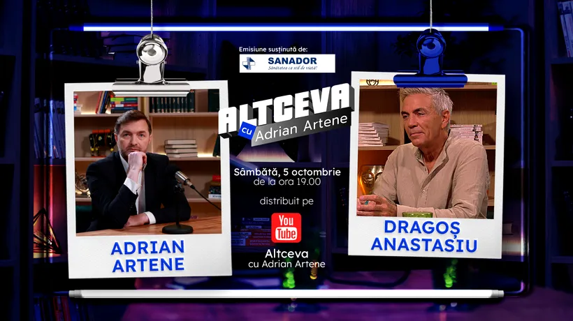 Dragos Anastasiu: ”Banul e doar o consecință a faptelor tale bune”. Lecție deschisă despre succesul în afaceri la „Altceva cu Adrian Artene”