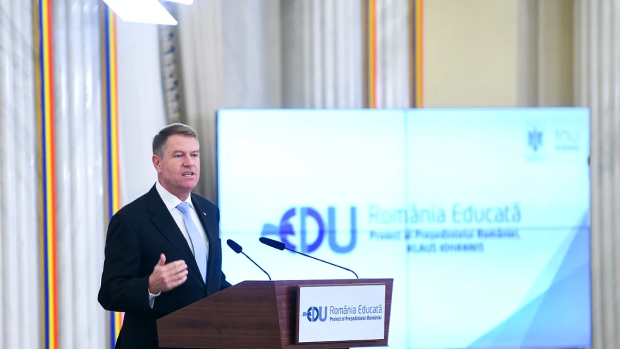 Scos la tablă, Iohannis nu ia notă de trecere
