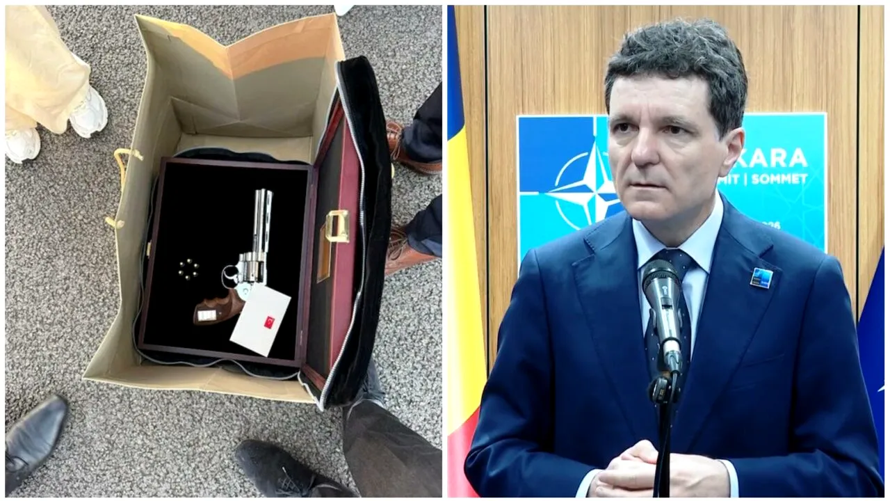 Ce s-a întâmplat cu pistolul primit în dar de Nicușor Dan de la Erdogan, la Summitul NATO