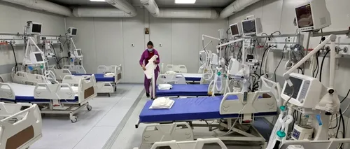 Spitalul modular COVID de la Lețcani, la un pas de a fi închis din nou. „Este frig şi pentru un om sănătos”