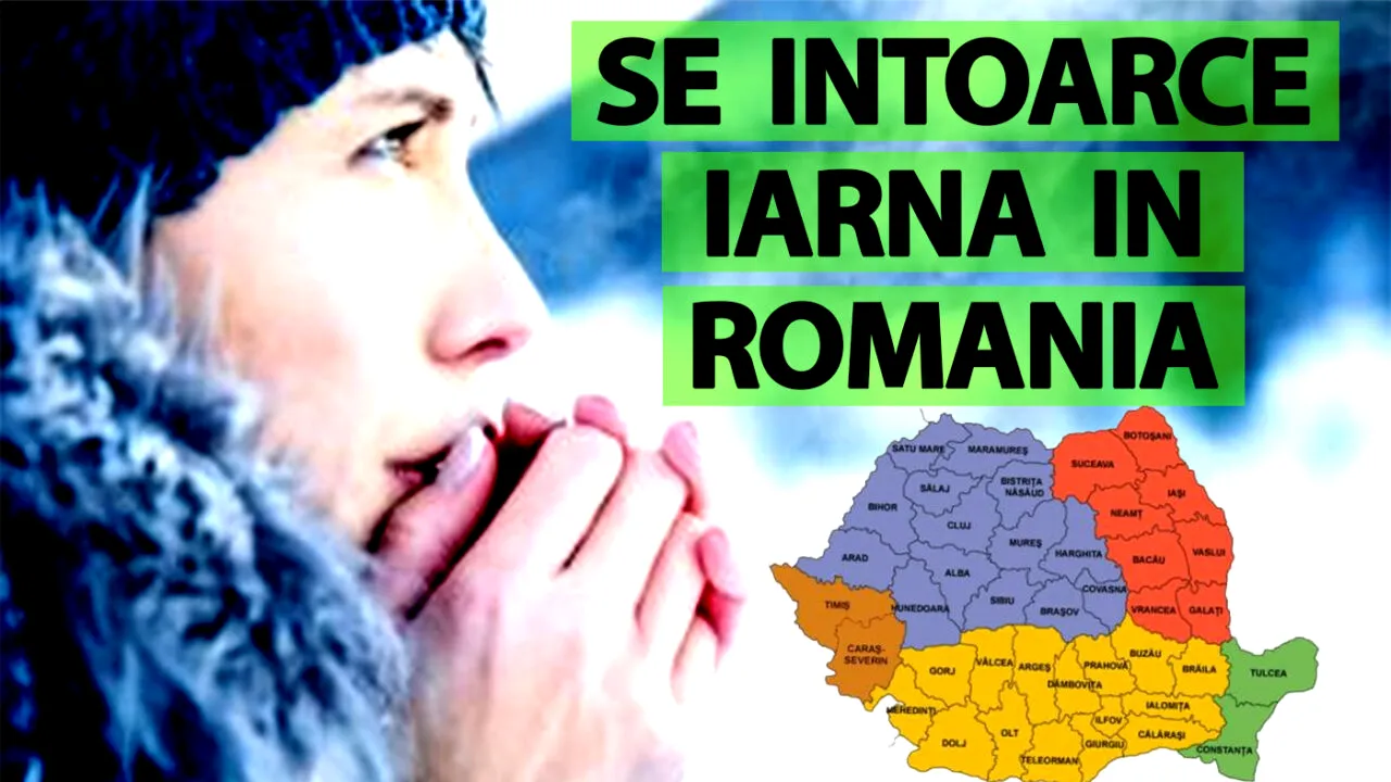Se întoarce iarna! Temperaturi de 4 grade Celsius, în aceste orașe din România