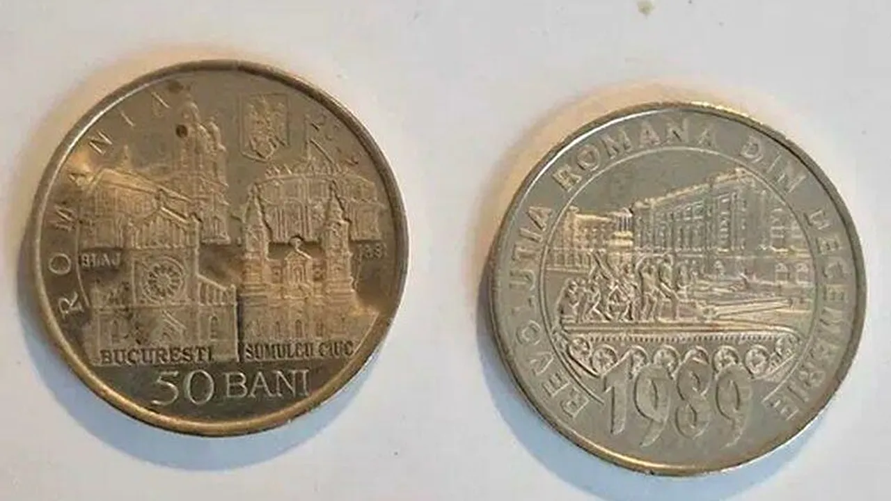 Moneda de la Revoluție cu care te poți ÎMBOGĂȚI! Se vinde pe internet cu 5.000 de lei