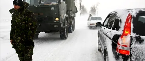 MApN: Militari au intervenit în comune din Vrancea pentru evacuarea unor persoane ce necesită dializă