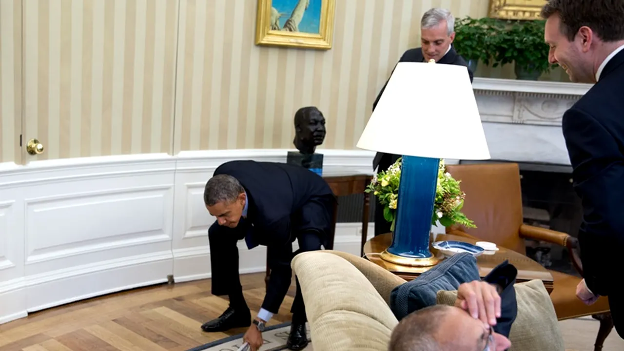Anul lui Obama. Cele mai spectaculoase imagini de culise de la Casa Albă