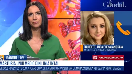GÂNDUL LIVE. Medic la Spitalul „Victor Babeș” din Timișoara: Inconștiența este egală cu numărul de infectări / Avem zero locuri la terapie intensivă