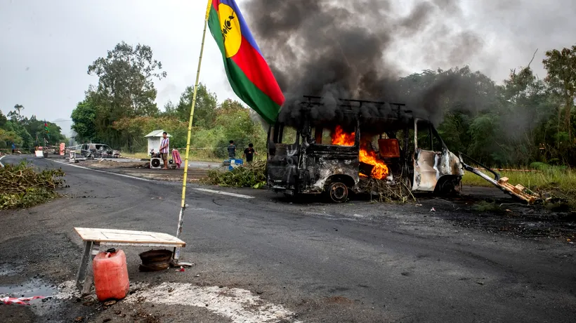 MAE: Patru cetățeni români se află în Noua Caledonie cuprinsă de tulburări civile 