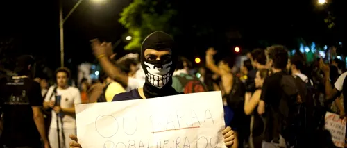 Peste un milion de protestatari pe străzile din Brazilia. Confruntări violente cu forțele de ordine