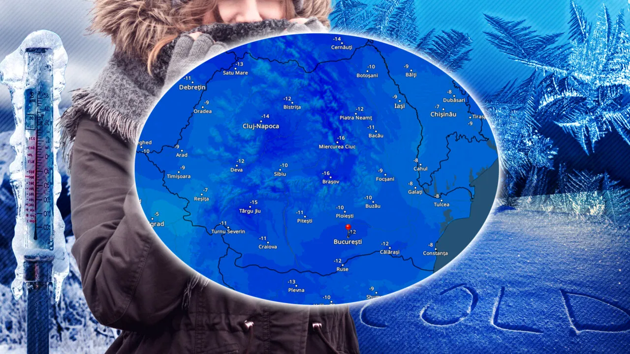 Ger cumplit în toată țara. Temperaturi de până la -16 grade. Informații de ultimă oră direct de la ANM, în exclusivitate pentru Gândul