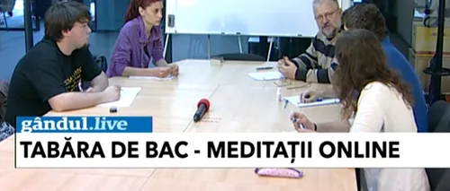 TABĂRA DE BAC 2012. MEDITAȚII ONLINE LA MATEMATICĂ. LECȚIA 3. VIDEO
