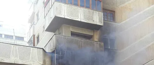 Explozie într-un bloc din Târgu-Jiu. O femeie a ajuns la spital, cu arsuri la nivelul feței
