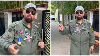 Piedone, costumat în uniformă militară, anunță că este pregătit să lupte cu cei care l-au „supărat”: „S-a întors boomerangul”