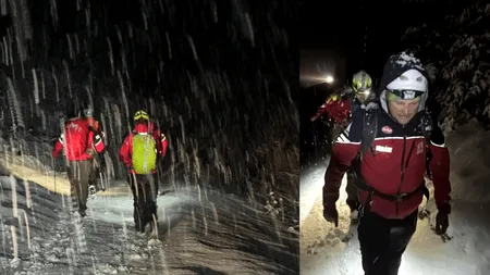 Operațiune de salvare în Munții Bucegi: Doi turiști pierduți au fost găsiți cu semne de hipotermie. Nu erau echipați corespunzător