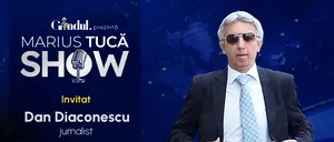 Marius Tucă Show începe luni, 11 noiembrie, de la ora 20.00, live pe Gândul. Invitat: Dan Diaconescu