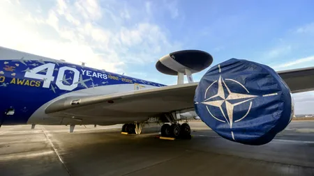 NATO e cu ochii pe Putin. Aeronava Awacs detectează orice mișcare din spațiul aerian al alianței