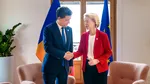 Nicușor Dan, PRIMA întâlnire din calitatea de președinte, cu șefa Comisiei Europene, Ursula von der Leyen