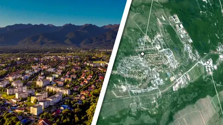 Singurul oraș artificial din România. A fost desenat integral la planșetă și construit direct în mijlocul pădurii