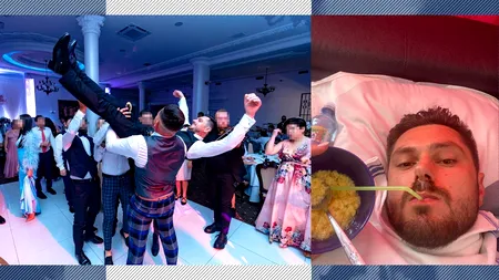 EXCLUSIV | Coșmarul prin care trece mirele scăpat din brațe de nuntași, acum doi ani, când și-a fracturat coloana. ”Medicamentele nu prea mă ajută”