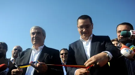 Ponta, la deschiderea tronsonului Cernavodă - Medgidia al A2: Radu, ce mai vrei, un secretar de stat?