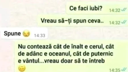 Bancul de vineri | Declarație de dragoste cu final neașteptat