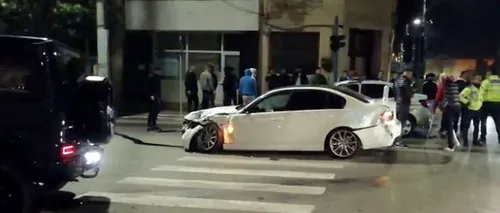 Om de afaceri din Oltenia, prins băut la volan după ce a provocat un accident și mașina sa de lux a sunat singură la 112