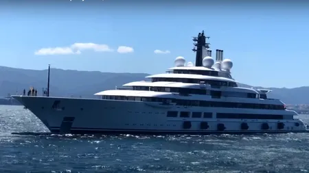 Șeherezada, un mega-iaht misterios despre care se crede că ar fi al lui Putin, a fost sechestrat în Italia (VIDEO)