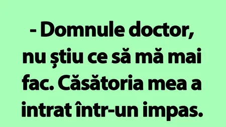 BANC | Impasul lui Bulă
