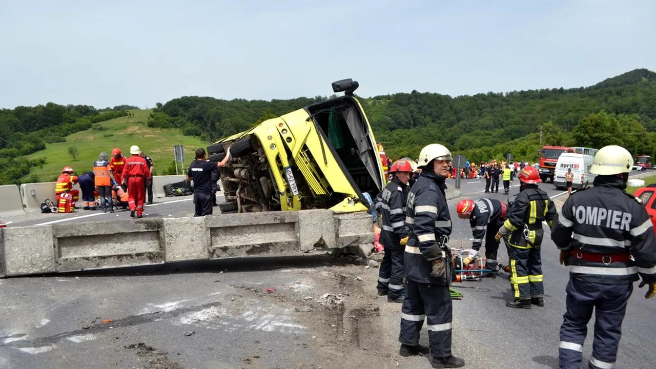 11 copii răniți în accidentul de la Perșani vor fi externați