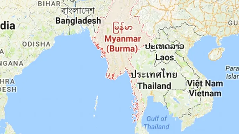 Cutremur de 6,8 grade în Myanmar. Cel puțin 3 morți