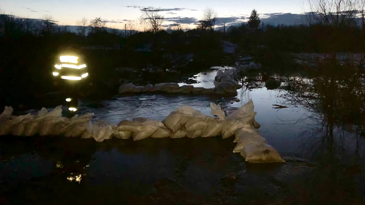 Pericol de inundații pe Dunăre. Trei județe sunt vizate de codul portocaliu