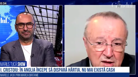 VIDEO | Ion Cristoiu: „În Anglia, începe să dispară hârtia, nu mai există cash. Mi s-a părut, față de Germania, față de Italia, o funcționare mult mai bună a politeții”